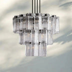 Delsie Round Chandelier 38''48''60'' - Cyran Lamps