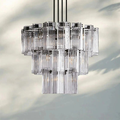 Delsie Round Chandelier 38''48''60'' - Cyran Lamps