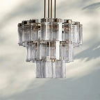 Delsie Round Chandelier 38''48''60'' - Cyran Lamps