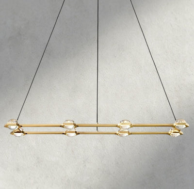 Ecletant Rectangular Chandelier 54", 72" - Cyran Lamps