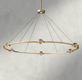 Ecletant Round Chandelier 36", 48", 60", Two - Tied 60" - Cyran Lamps