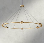 Ecletant Round Chandelier 36", 48", 60", Two - Tied 60" - Cyran Lamps