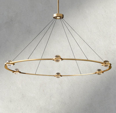 Ecletant Round Chandelier 36", 48", 60", Two - Tied 60" - Cyran Lamps