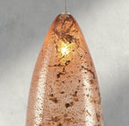 Edda Linear Glass Chandelier 48", 54" - Cyran Lamps