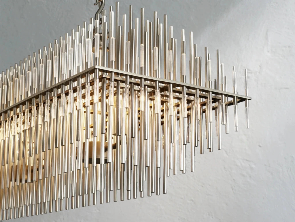 Emily Rectangular Chandelier - Cyran Lamps