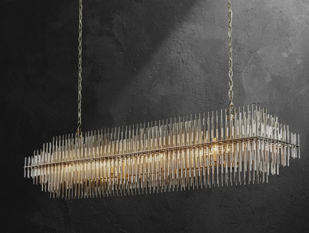 Emily Rectangular Chandelier - Cyran Lamps