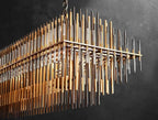 Emily Rectangular Chandelier - Cyran Lamps