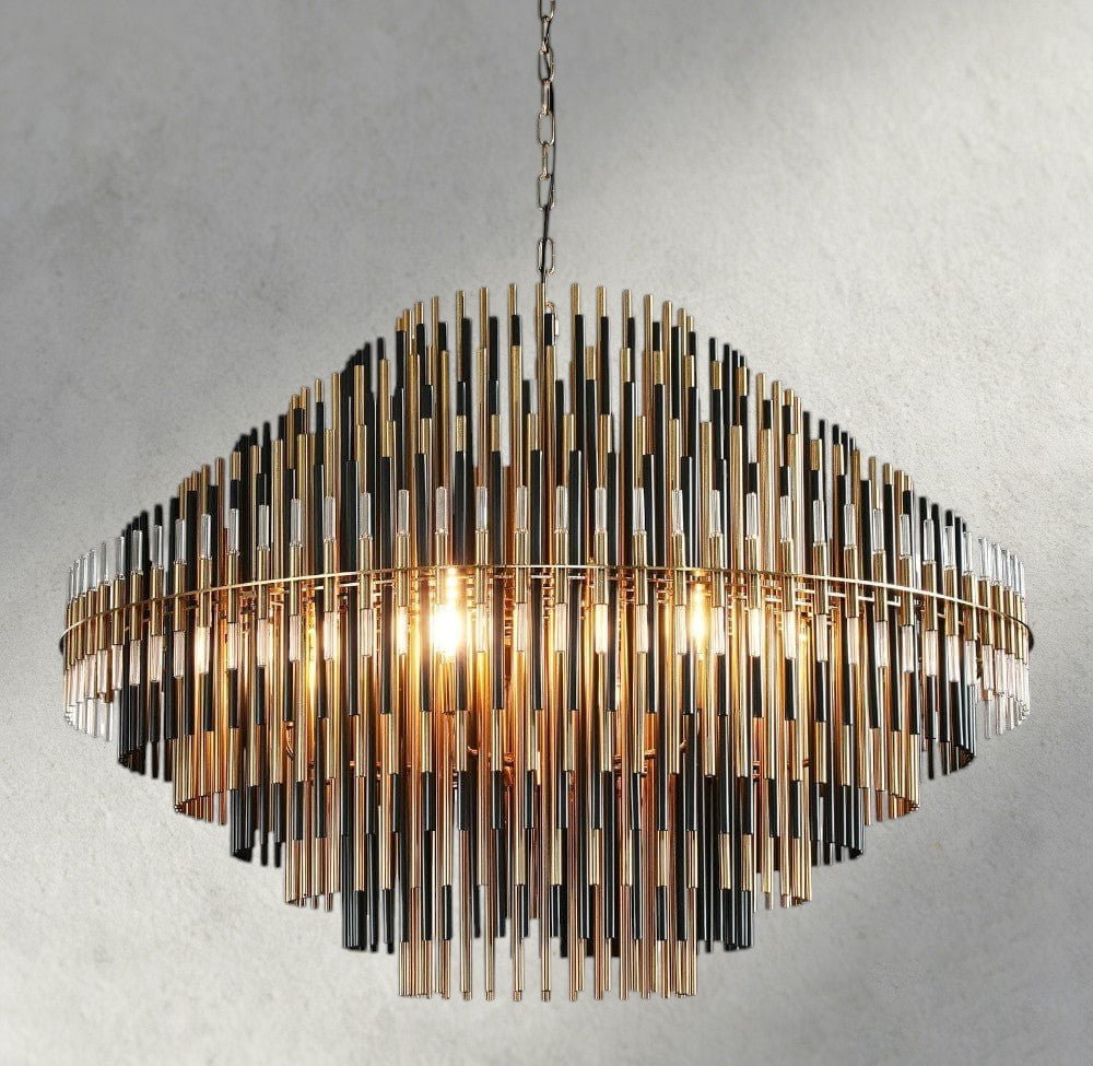 Emily Round Chandelier 24", 32", 42" - Cyran Lamps