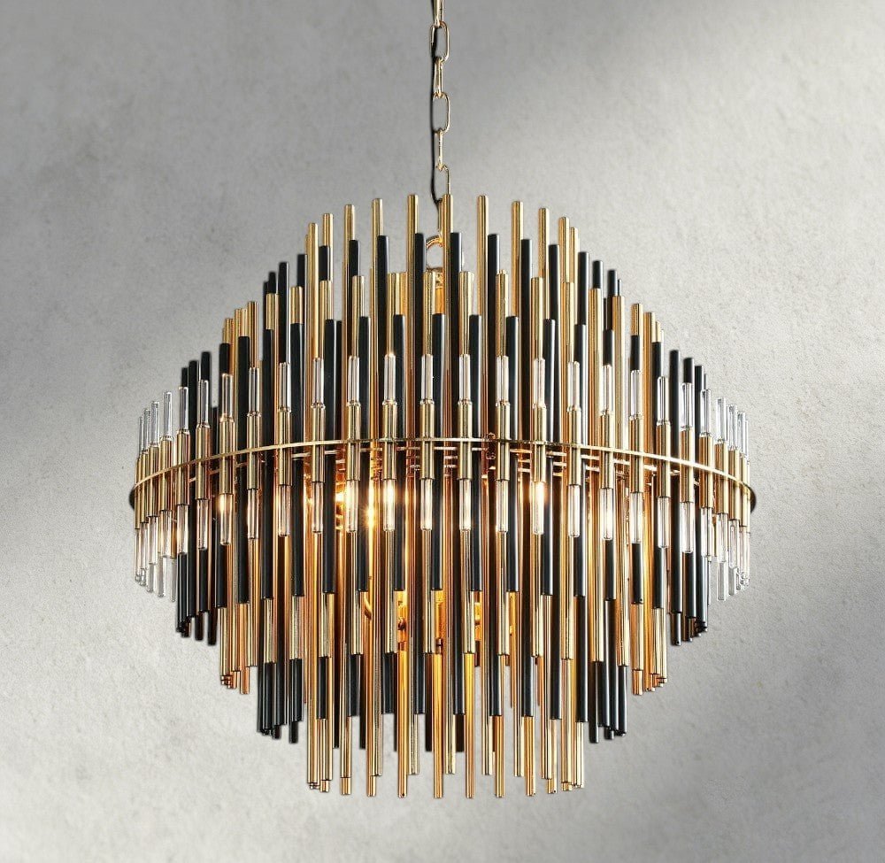 Emily Round Chandelier 24", 32", 42" - Cyran Lamps