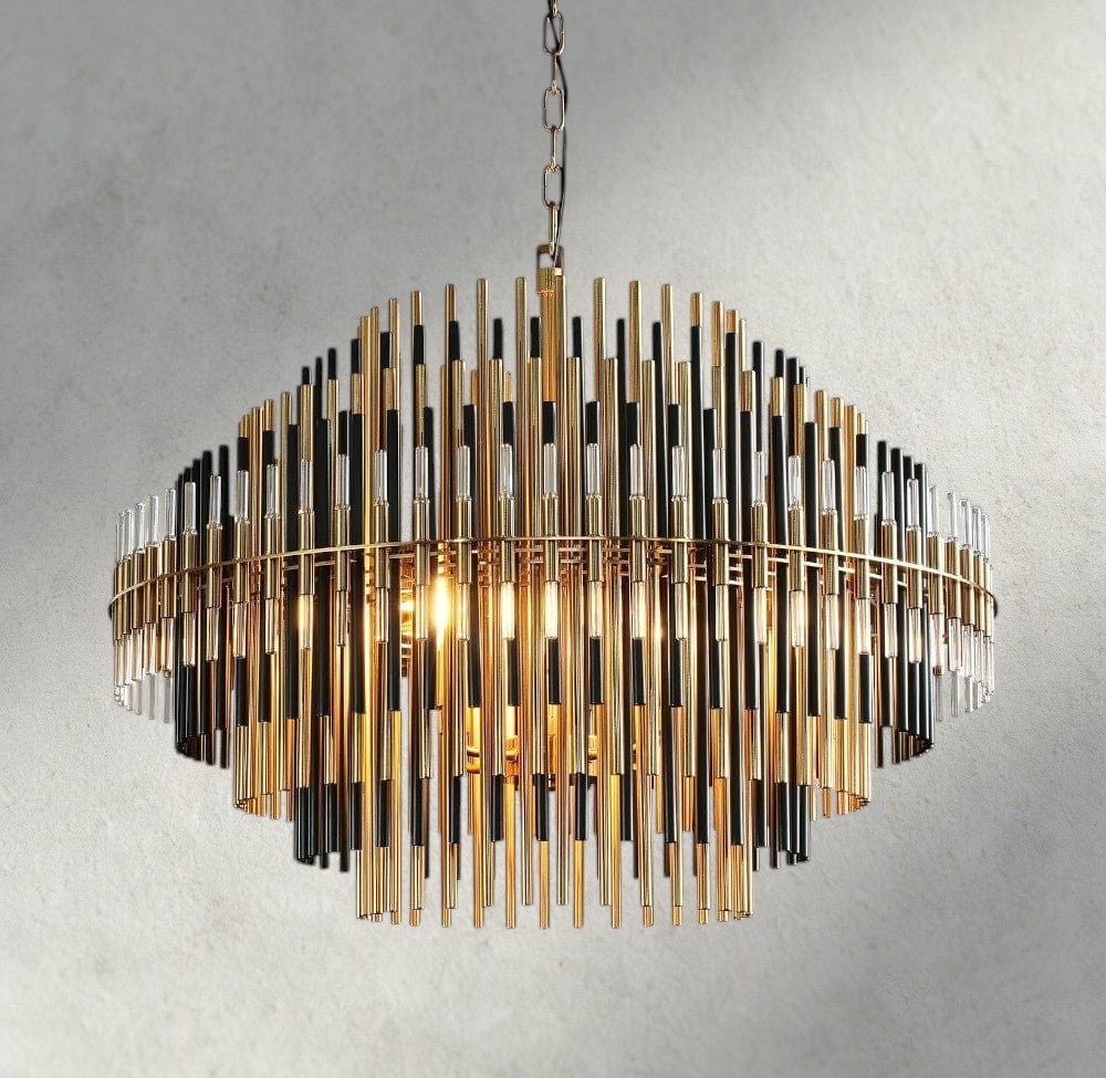 Emily Round Chandelier 24", 32", 42" - Cyran Lamps
