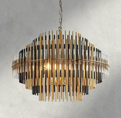 Emily Round Chandelier 24", 32", 42" - Cyran Lamps