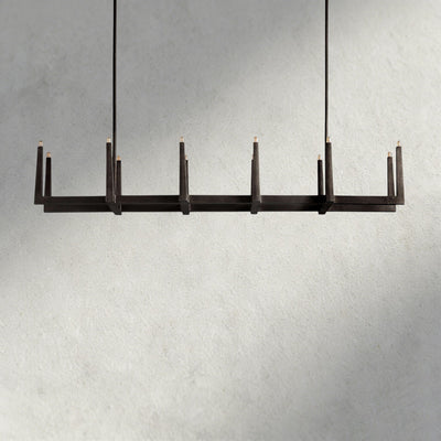 Emmet Linear Chandelier - Cyran Lamps