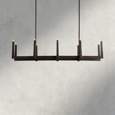 Emmet Linear Chandelier - Cyran Lamps
