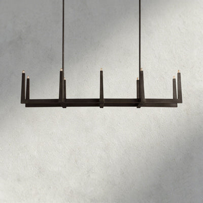 Emmet Linear Chandelier - Cyran Lamps