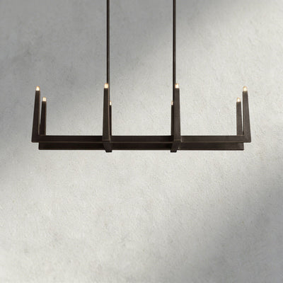 Emmet Linear Chandelier - Cyran Lamps