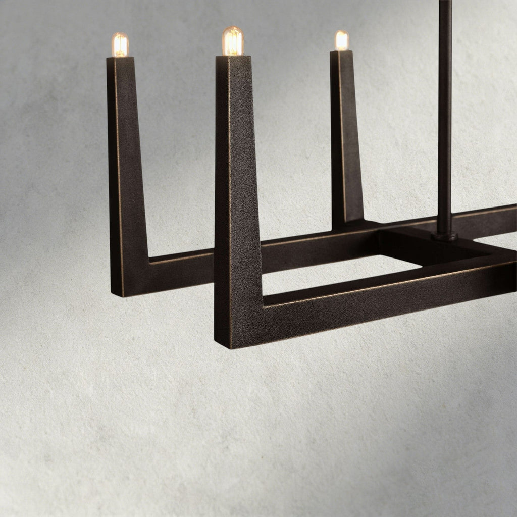 Emmet Linear Chandelier - Cyran Lamps
