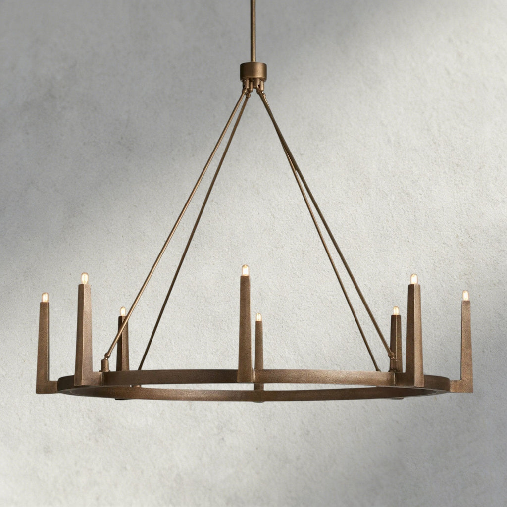 Emmet Round Chandelier 42", 54" - Cyran Lamps