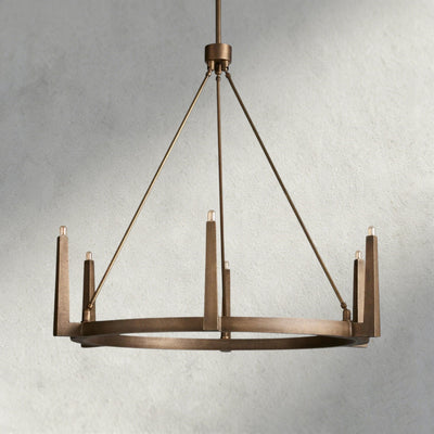 Emmet Round Chandelier 42", 54" - Cyran Lamps