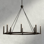 Emmet Round Chandelier 42", 54" - Cyran Lamps