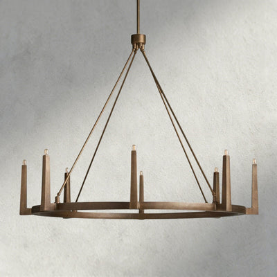 Emmet Round Chandelier 42", 54" - Cyran Lamps