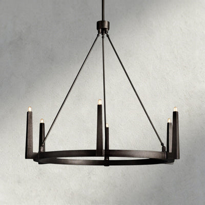 Emmet Round Chandelier 42", 54" - Cyran Lamps