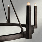 Emmet Round Chandelier 42", 54" - Cyran Lamps