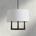 Emmet Shaded Chandelier - Cyran Lamps