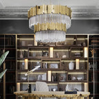 Empire Decorative 2 - tier Round Chandelier - Cyran Lamps