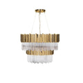 Empire Decorative 2 - tier Round Chandelier - Cyran Lamps