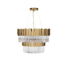 Empire Decorative 2 - tier Round Chandelier - Cyran Lamps