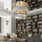 Empire Decorative 2 - tier Round Chandelier - Cyran Lamps