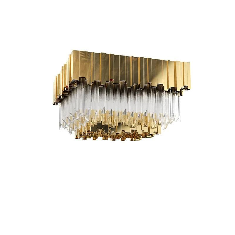 Empire Decorative Square Flush Mount - Cyran Lamps