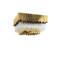 Empire Decorative Square Flush Mount - Cyran Lamps