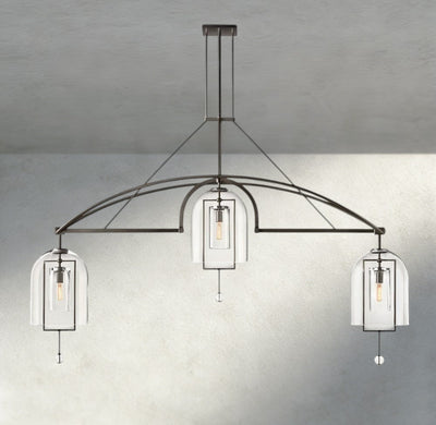 Falcin Grand Linear Chandelier 61", 73", 85" - Cyran Lamps