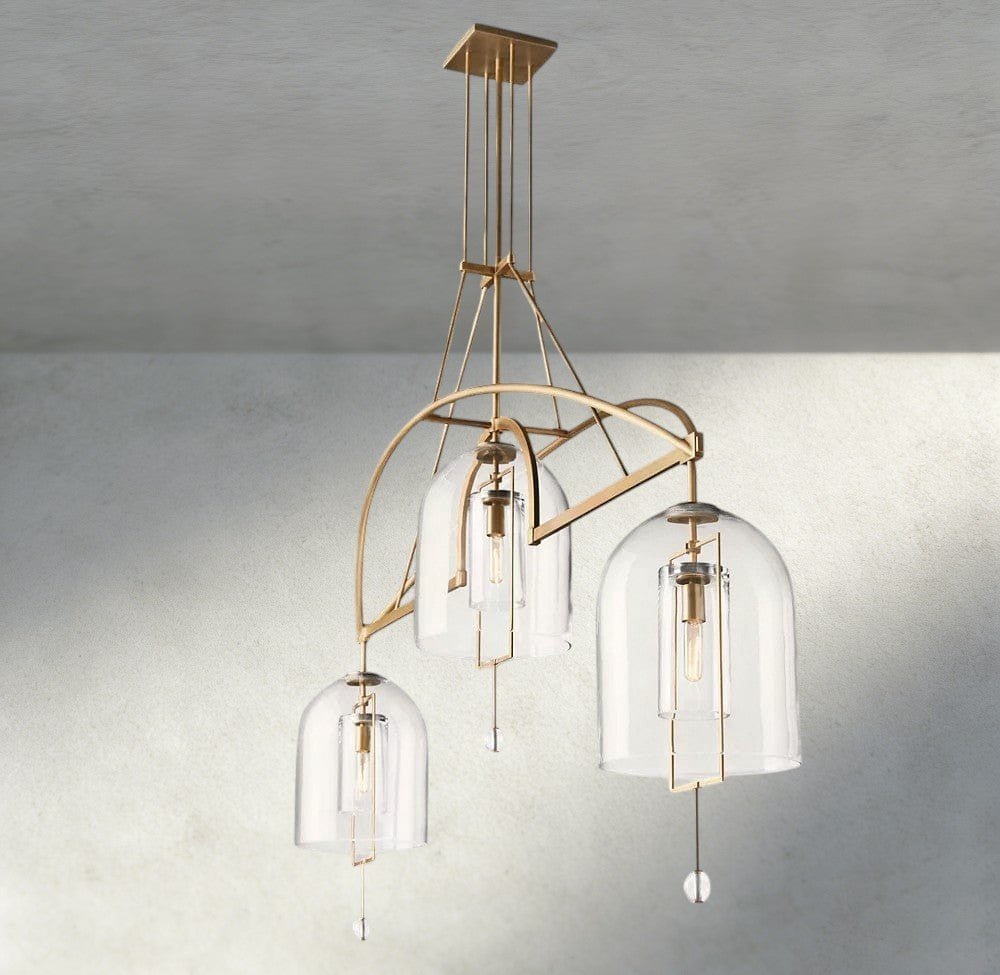 Falcin Grand Linear Chandelier 61", 73", 85" - Cyran Lamps