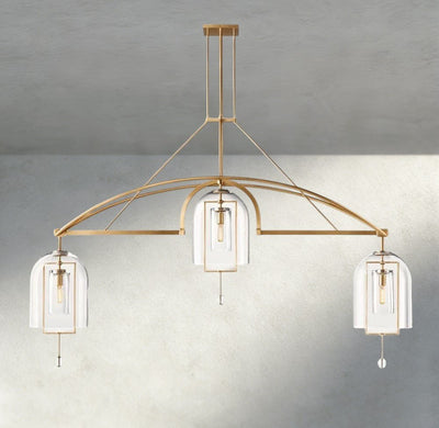 Falcin Grand Linear Chandelier 61", 73", 85" - Cyran Lamps