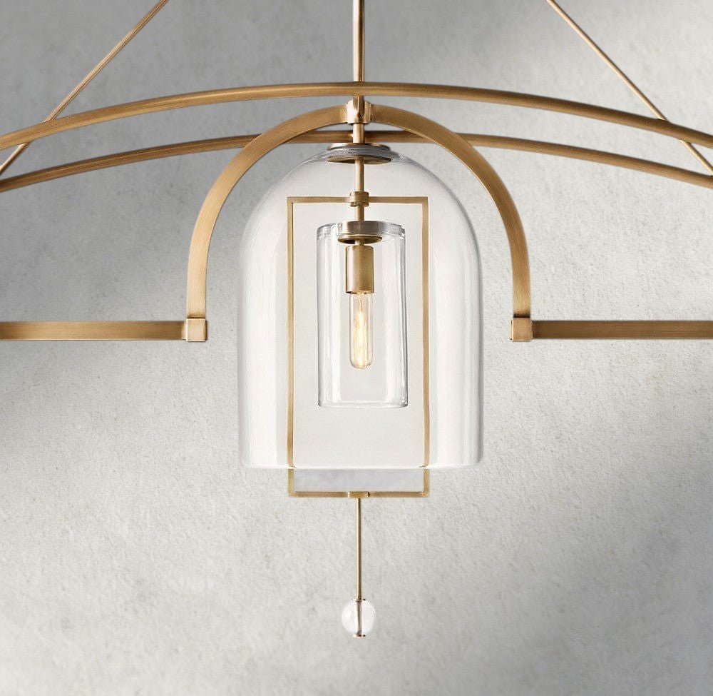 Falcin Grand Linear Chandelier 61", 73", 85" - Cyran Lamps