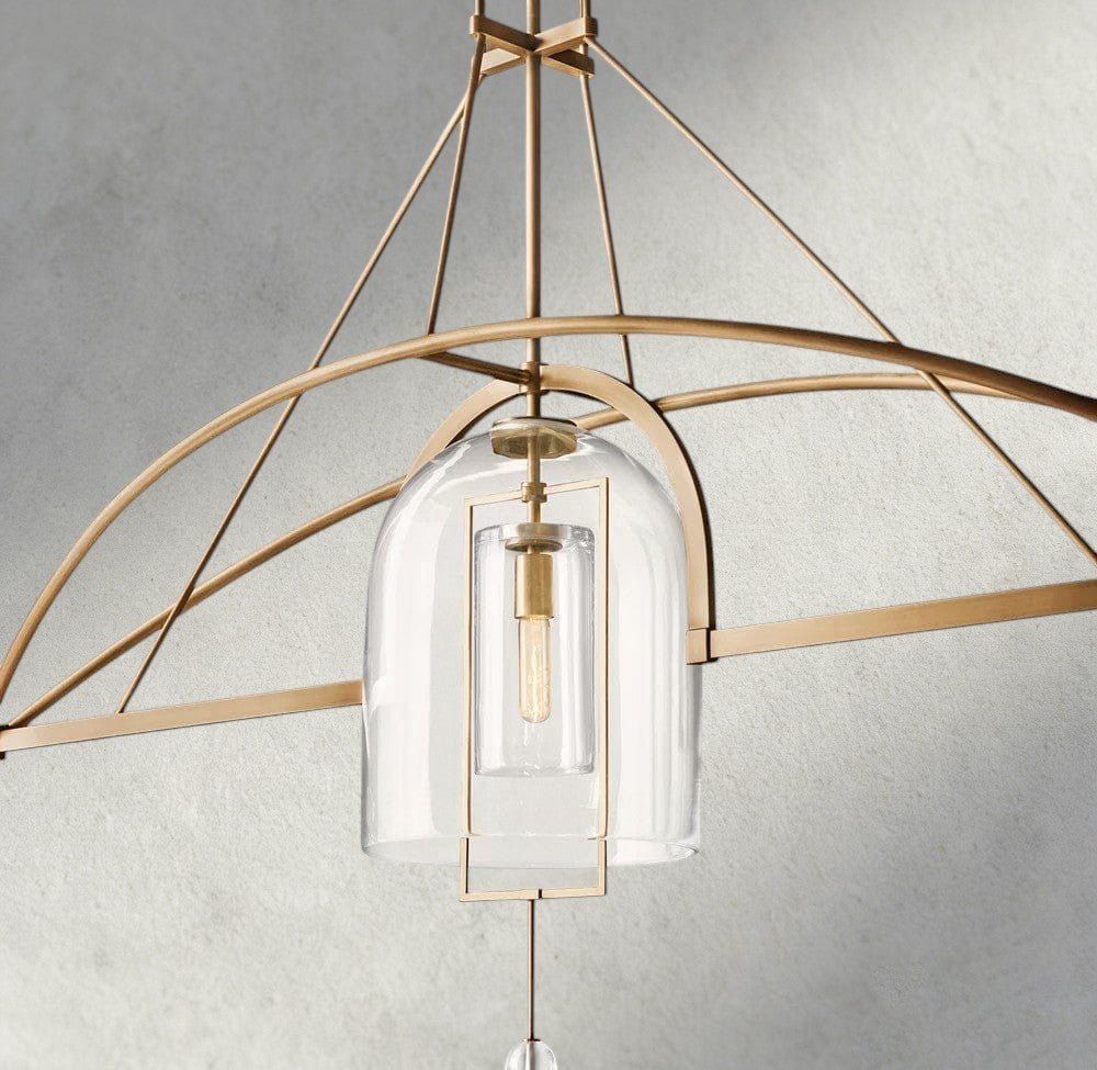 Falcin Grand Linear Chandelier 61", 73", 85" - Cyran Lamps
