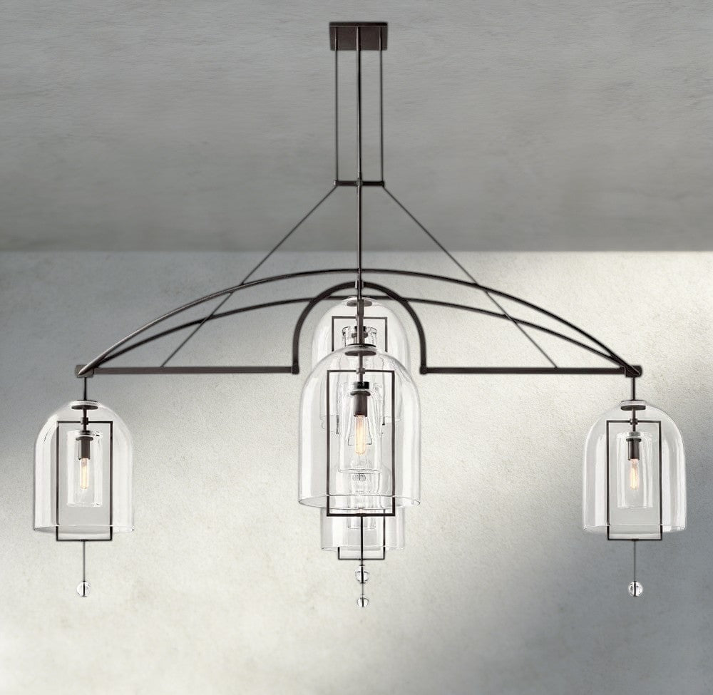 Falcin Grand Linear Chandelier 61", 73", 85" - Cyran Lamps