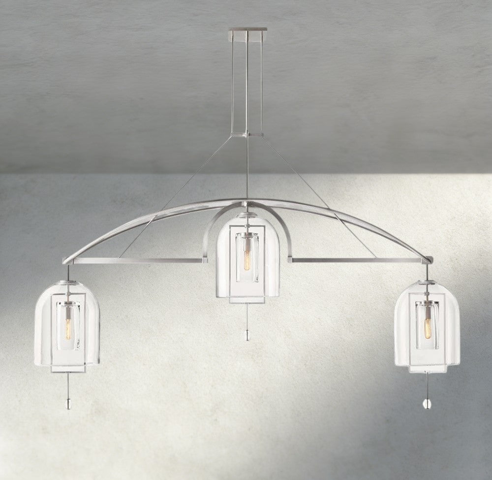 Falcin Grand Linear Chandelier 61", 73", 85" - Cyran Lamps