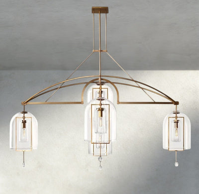 Falcin Grand Linear Chandelier 61", 73", 85" - Cyran Lamps