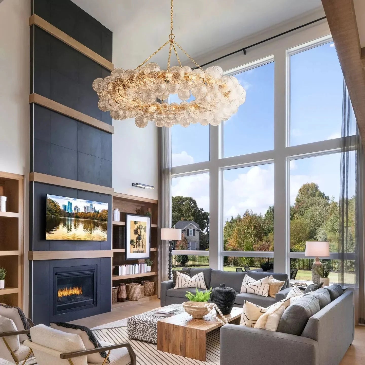 Falia Ring Chandelier - Cyran Lamps