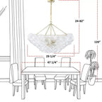 Falia Ring Chandelier - Cyran Lamps