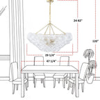 Falia Round Chandelier - Cyran Lamps