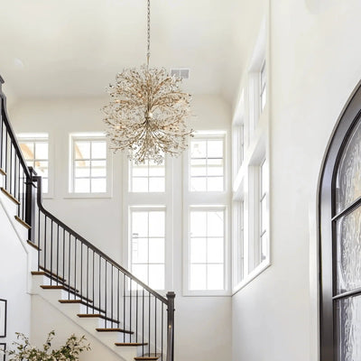 Fiore 8 - Light Round Chandelier 35" - Cyran Lamps