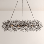 Fiore Oval Chandelier - Cyran Lamps