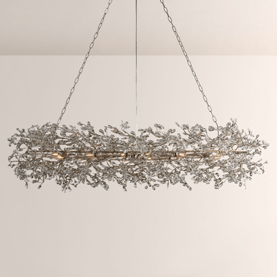 Fiore Oval Chandelier - Cyran Lamps