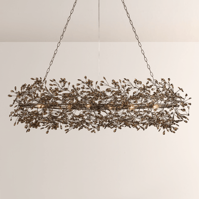 Fiore Oval Chandelier - Cyran Lamps