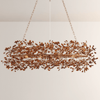 Fiore Oval Chandelier - Cyran Lamps