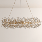 Fiore Oval Chandelier - Cyran Lamps